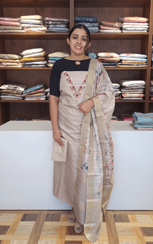 Semi Tussar Salwar
